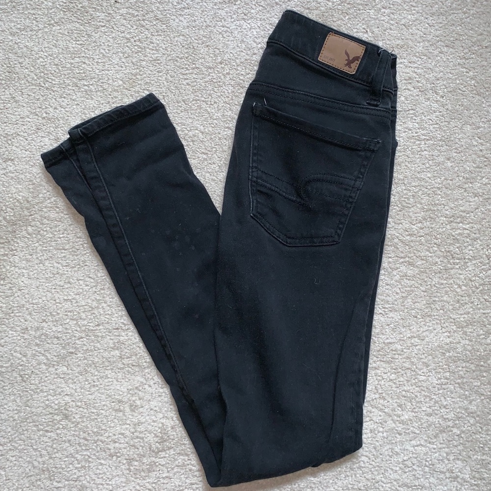 AE Black Jeggings
